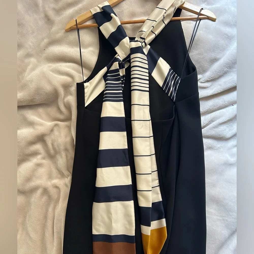 Mango Black Mini Dress | US 4 - Picture 4 of 7